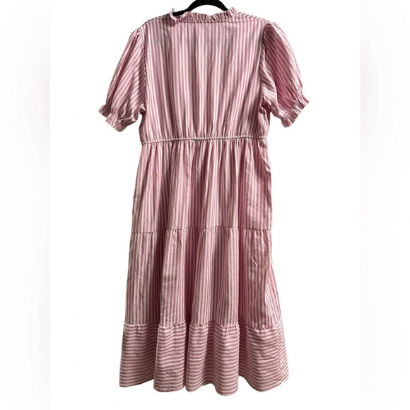 EUC Striped Dress Large - Picture 4 of 8